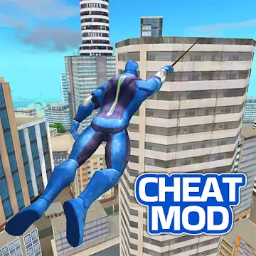 Rope Hero Cheatground MOD Banner