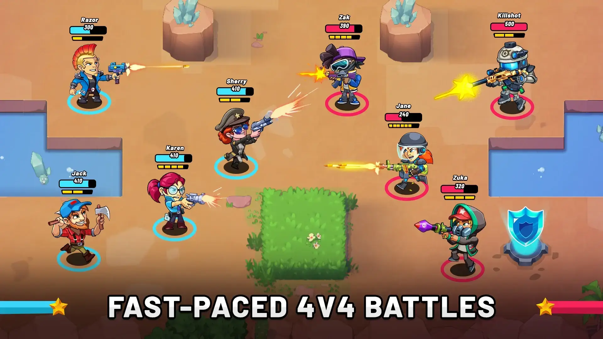 Battle Stars 4v4 Multiplayer MOD APK