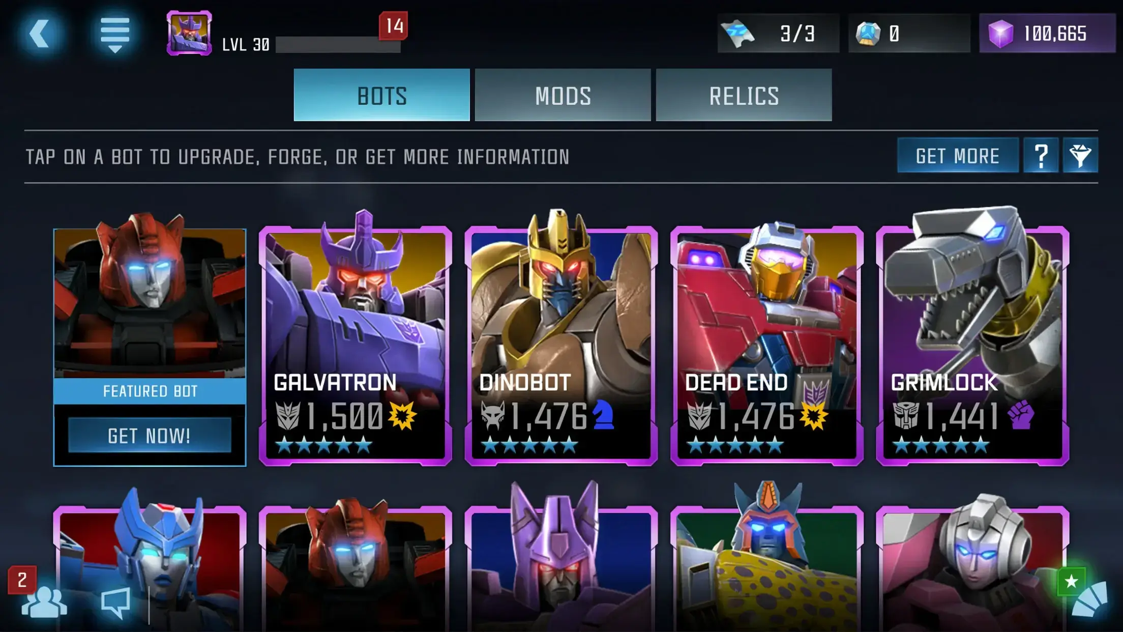 TRANSFORMERS Forged to Fight MOD APK