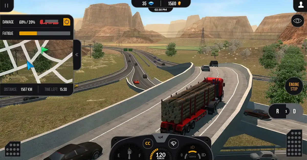 Truck Simulator PRO 2 MOD APK