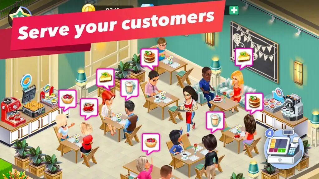 My Cafe Ücretsiz Alışveriş Hileli Mod Apk
